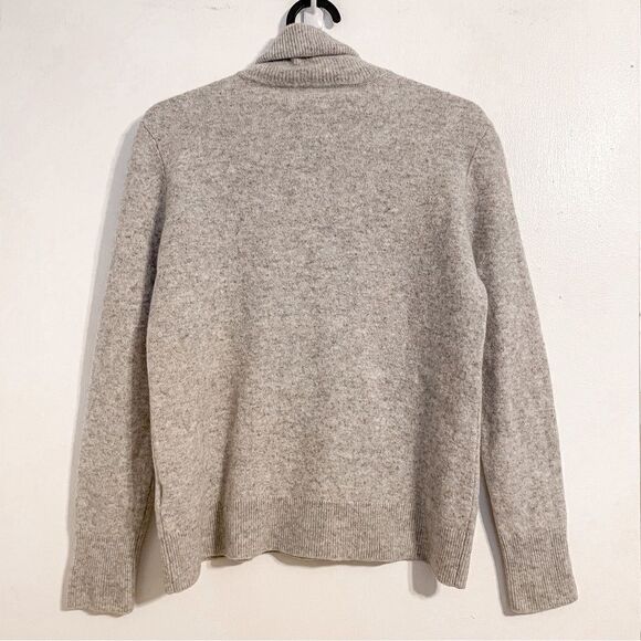 Equipment Femme Oscar Turtleneck Cashmere Sweater Grey S - Picture 7 of 8